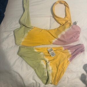 LSPACE tie dye bathing suit. Worn 3 times.